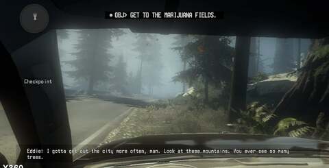 The fall-off transistions in fog are more adeptly handled on Xbox 360 (top), while the PS3 has some pixelisation issues with the motion blur effect (bottom).