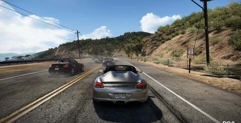 The shots suggest differences in world lighting, but there are none in actuality - cloud cover dynamically lights the scene and it's constantly shifting.