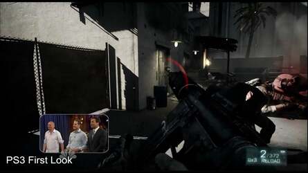 All's well that ends well. The initial reveal of Battlefield 3 on console on the Jimmy Fallon show demonstrated that DICE still had a lot of work to do in refining the game's visual look - check out the radical transformation in shadow implementation here. What you can't see is that the very noticeable tearing in the original demo has been significantly reduced in the final game.