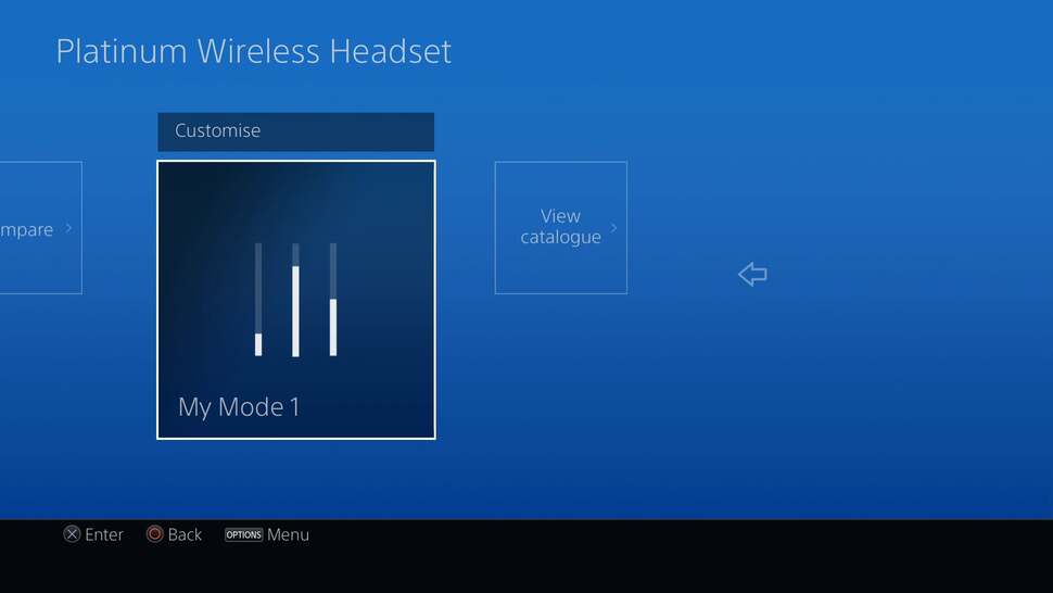 Bass, mid and treble are each adjustable via sliders in this editor