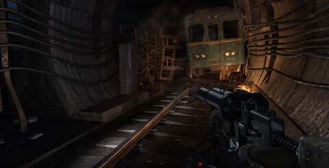 Custom anti-aliasing techniques are used in the 4A engine in order to lower memory usage and increase overall performance.