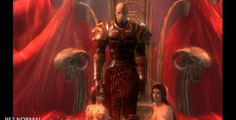 Resolution limitations in the PS2 prevented God of War's art from realising its full potential on-screen. The improvements in the God of War Collection can be dramatic.
