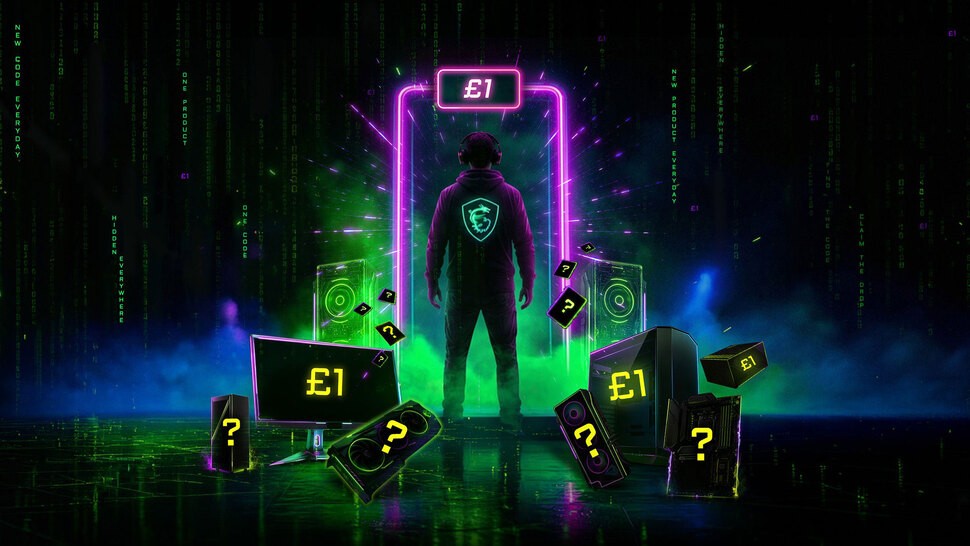 MSI cheat code £1 daily drop graphic