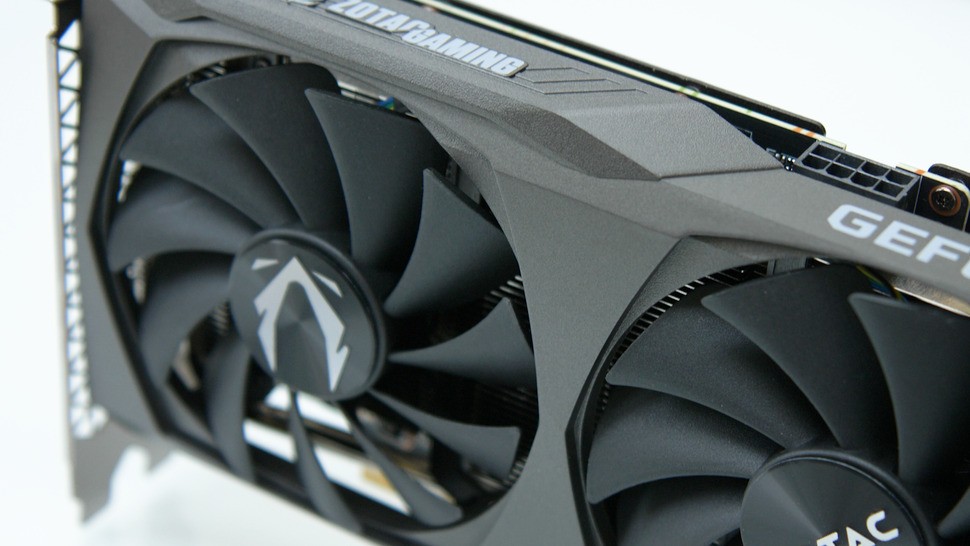 It's a standard dual axial fan design, extremely quiet in operation