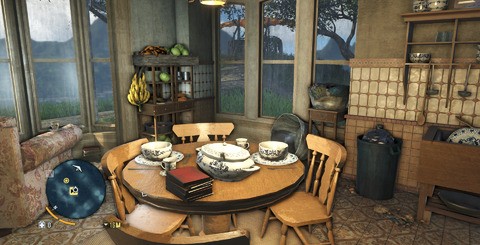 The PC version running at 1080p, with 4x MSAA and ultra quality post effects. The results can often be stunning, with higher resolution textures showing up on the tops to hang-gliders and the rusting decks of boats. Cranking the field of view slider up to 90, as shown here, also brings out a greater sense of scale around these environments.