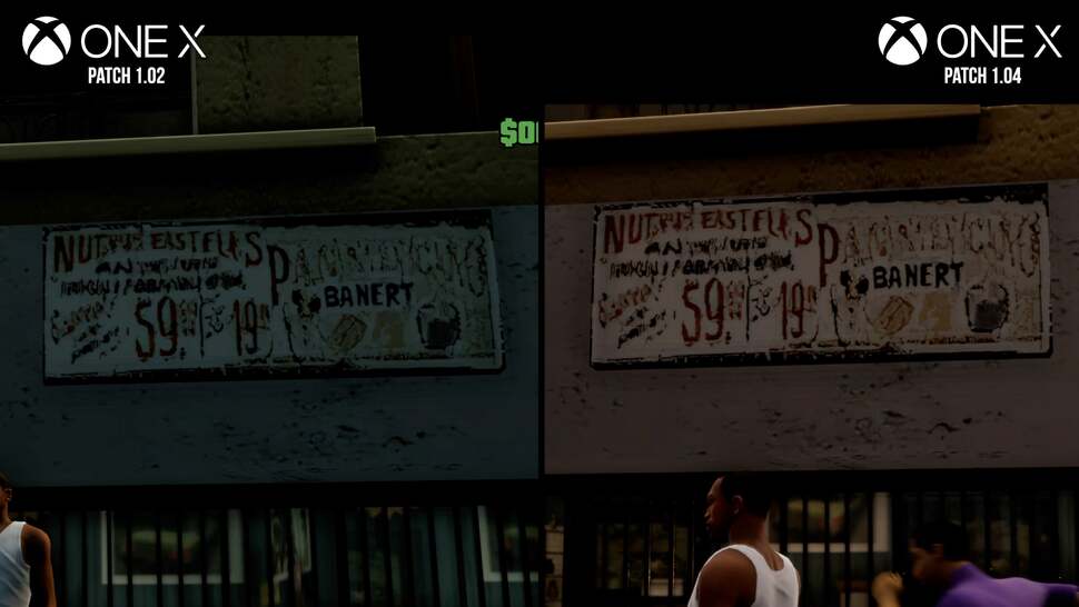 Unfortunately, much of the signage and artwork is still low-quality, with obvious upscaling artifacts