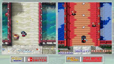 Comparing SNES and Switch titles, there are vast technical differences yet a familiar aesthetic.