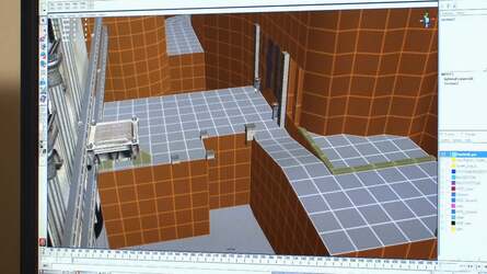 Level design begins with the basic block mesh: gameplay 'sheets' are added and the process of embellishing with art begins.