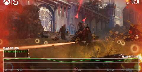 Stress-testing Doom: The Dark Ages, it's Xbox Series X that runs smoothest overall, even beating PS5 Pro. The Pro runs at the highest resolution, while (not surprisingly), the hit to pixel count on Series S is quite profound. Click on the images for higher resolution.