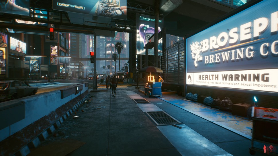 Worlds apart from consoles, Cyberpunk 2077 reaches its zenith on high-end PC hardware. Rendered here with full ray tracing features on RTX 3090