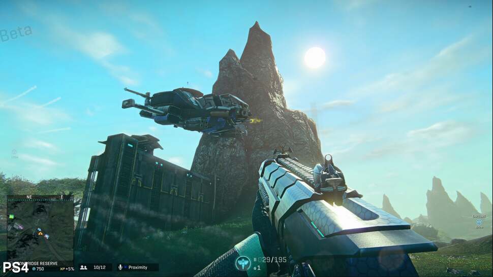 The Forgelight Engine supports the use of motion blur, though the effect appears to be absent in Planetside 2, causing some fast-paced scenes to appear a little clinical in motion