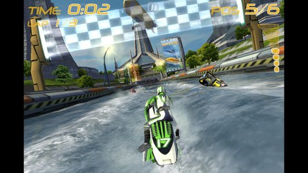 Riptide GP's maximum resolution setting can cause issue for older iOS devices but in our tests, the iPhone 5 could run in this mode at a locked 60 frames per second.