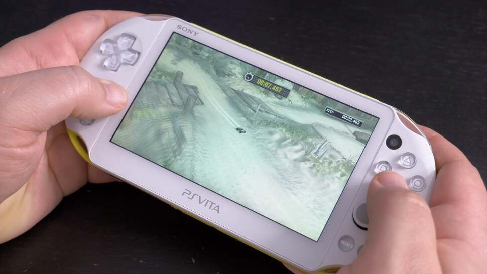 Motorstorm's last hurrah? That'll be Motorstorm RC, a side-project from Evolution that's great fun. It released on PlayStation Vita, as shown here, and PlayStation 3