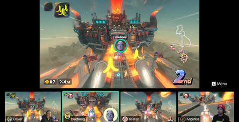 According to developer documentation, GameChat requires a chunk of system resources. We tested it in full four-player mode and in-game performance is unaffected. Individual streams seem to run between eight to 10fps.