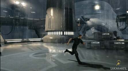 The shipping version of The Force Unleashed II uses 5-11 sample motion blur on Xbox 360 (pictured), while the PS3 game uses five SPUs working in parallel to deliver a consistent 16 sample implementation.