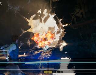 A look at ballpark performance in resolution and performance modes on PS5, along with worst-case testing with RT reflections in water, dominating the viewport.