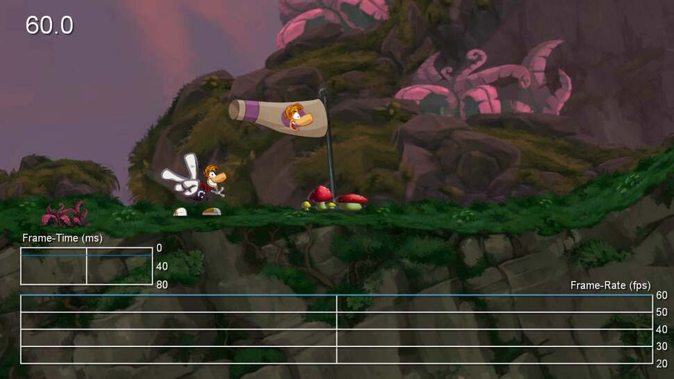 Rayman Jungle Run is another rather entertaining Windows Store game, and it operates just fine at its target 60fps