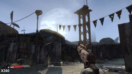 Dubbed 'flare out' according to the PC options screen, the Xbox 360 game gives you a nice little graphical reward for staring at the sun.