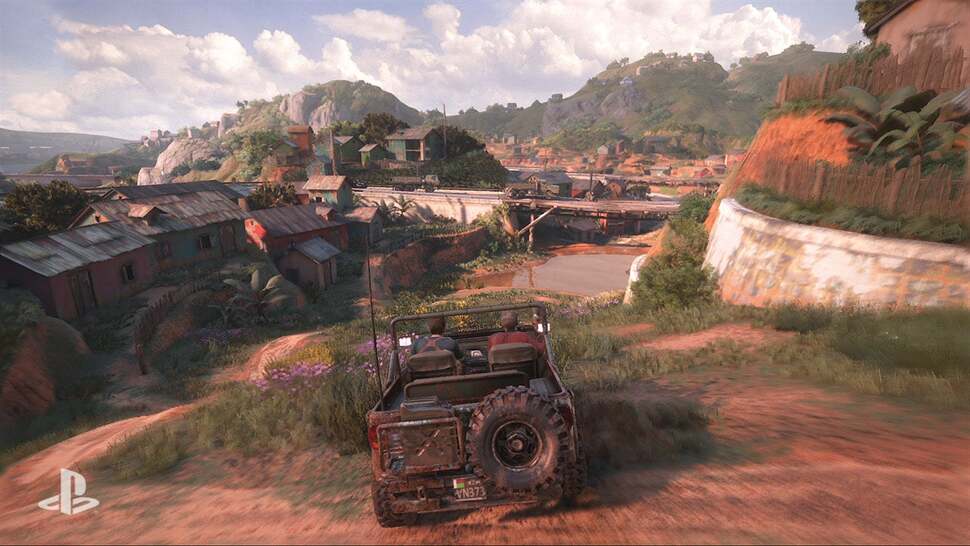 Vehicle control is a recurring element of Uncharted 4. Just as well too - level design in Madagascar is far more open-ended than is usual for the series.