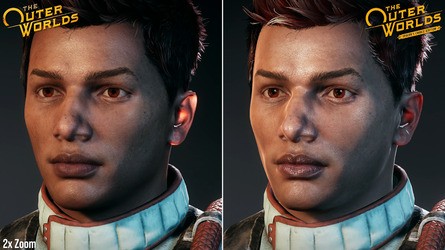Character rendering is a strength of the Spacer's Choice Edition, with more realistic skin rendering and eye reflections.