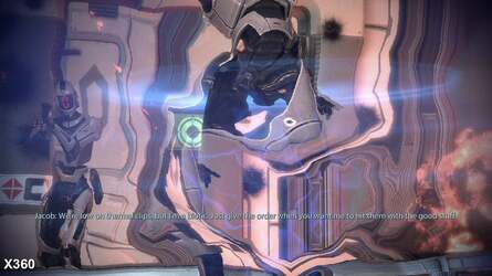 We still see some examples of lower-precision shader effects on the PS3 version of Mass Effect 2, but this is more a technical curiosity than anything that would have any bearing on the purchasing decision.