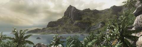 Original CryEngine 3 console shots on the left, our PC replica on the right. Building the replica allowed us to better understand the nature of CryTek's console rendition of these classic Crysis scenes.