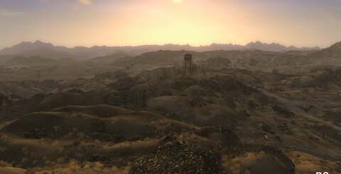 The 360's upscaled 1080p output up against the PC version running at native resolution. In the wasteland scenes, the PC just looks so much more beautiful. The comparison shots also highlight what looks to be a texture filtering bug on 360 on distant detail. On the lower set of shots, we see that low quality textures close-up still look poor no matter how high the res.