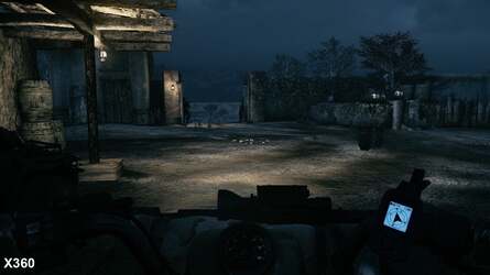 Artwork is essentially identical cross-platform, but there is the odd example of textures being pared back on PS3, though rare examples like this are unlikely to have much impact on the gameplay experience.