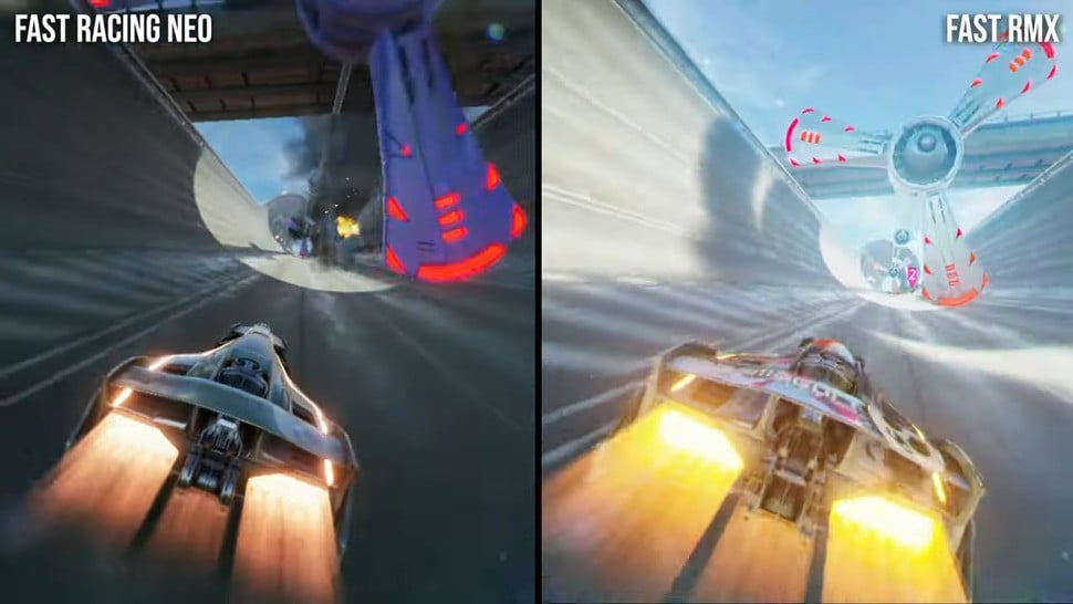 Fast Racing Neo is technically a Wii U eShop exclusive - but the Switch title Fast RMX does bring much of the same content to the next generation