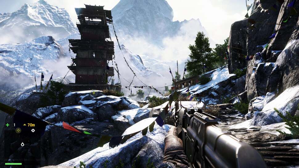 Physics-based elements, such as flapping flag-lines, carry over from the last entry. Sadly, the game world still feels set in stone, as far as chip-damage to the environment goes