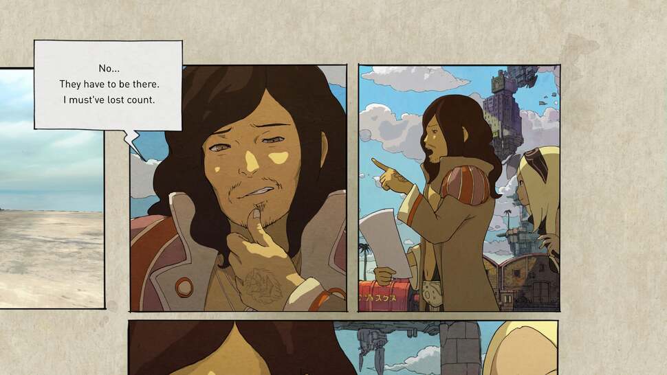 The comic book scenes use a mixture of resolutions with some scenes, such as this, exhibiting very clean lines. The text is also razor sharp at 4K