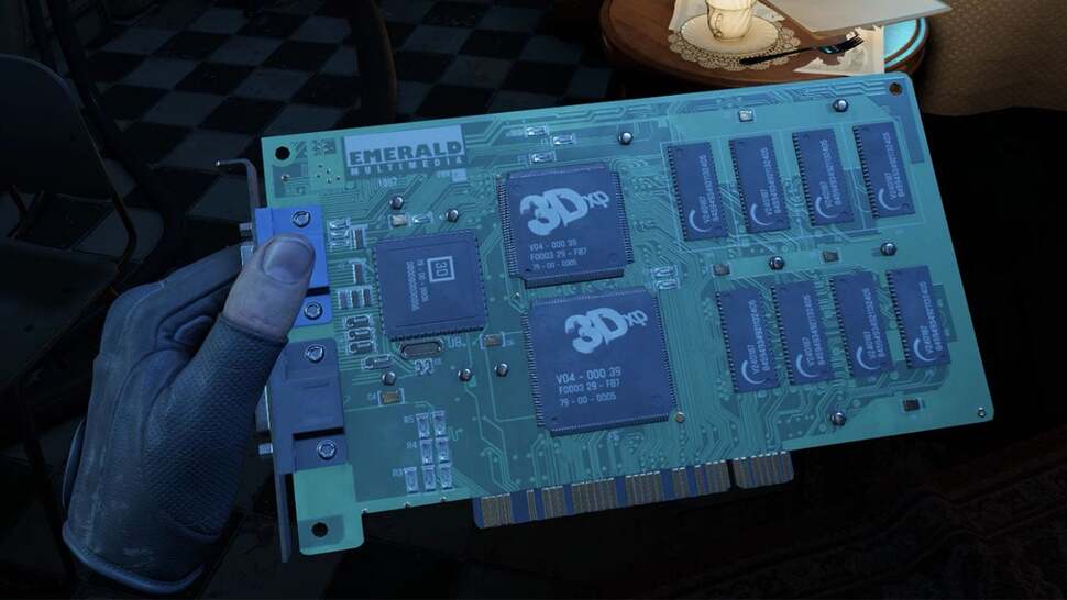 The game's detail is immense - and there are plenty of homages to classic PC gaming hardware