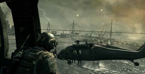 Scaling up Modern Warfare 3 to 1080p produces an obviously crisper image and in many cases, the effect can be quite remarkable. However, the effect of console-orientated textures and low poly count can look a tad underwhelming in many places when rendered at ultra-high resolutions.