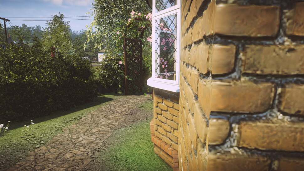 Texture quality is a real mixture. Draw in close, and mapping is often flat and low resolution, though some use parallax occlusion mapping to give brick walls a 3D look