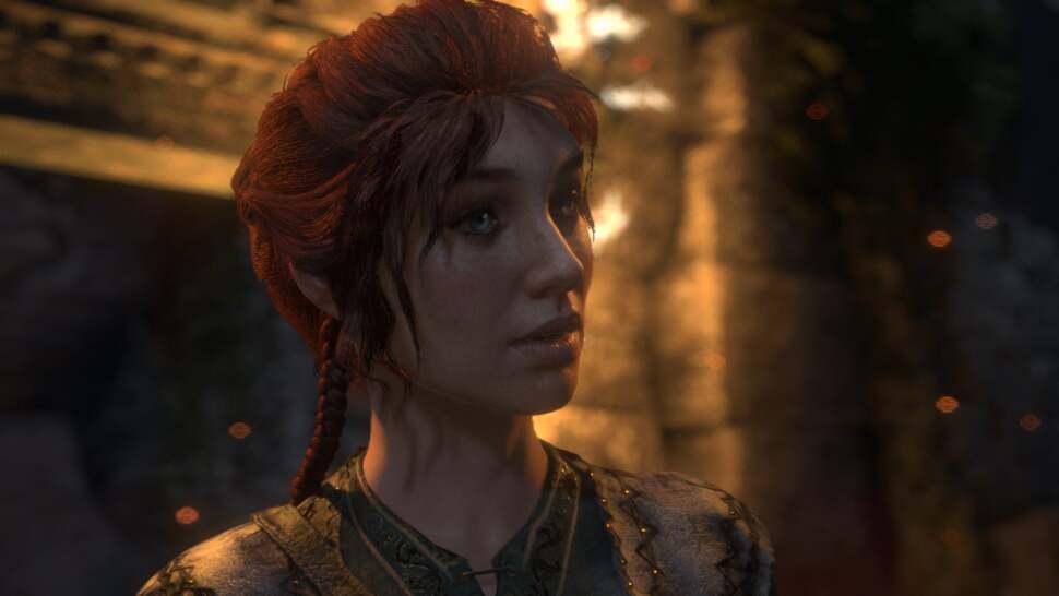 A high quality bokeh depth of field is used during cut-scenes while skin is rendered with realistic sub-surface scattering