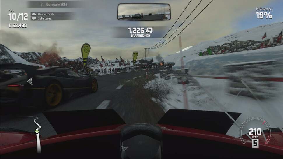 Motion blur adds to the inertia, with the full-screen implementation helping to smooth over a locked 30fps refresh.