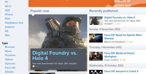 So how do Apple's claims about a superior web browsing experience actually pan out? As you can see here in this direct iPad mini (left) vs. Nexus 7 (right) comparison, it's clear that there's a significantly larger amount of real estate available for content on the Apple product.