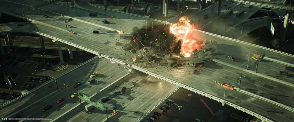 Cinematic sequence shots from Epic taken from The Matrix Awakens