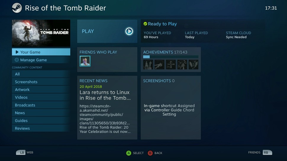 Some screenshot of the UI taken from the Apple TV version of the app - it's basically identical on Android