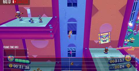 The game launched on Switch running at 30fps (top-left), but a 60fps performance alternative (with no AA) was patched in (top-right). However, performance can dip, lurching from 60fps to 30fps (bottom-left). Curiously, for docked play, switching the Switch from 1080p to 720p solves performance problems. It's the first time we've seen this in a Switch title.