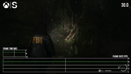 Series S lacks a 60fps performance mode, but the 30fps mode you get holds up with generally consistent frame-rates and only rare dips from the target. It's more consistent in our tests than PS5 in its own (higher quality, higher resolution) 30fps mode.
