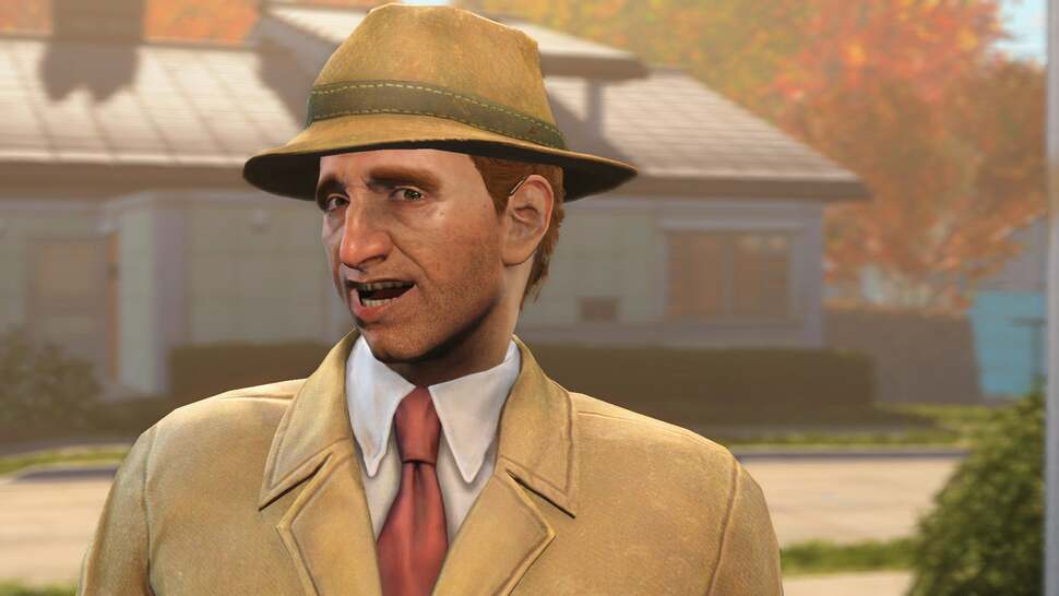 Quality of character facial animations varies, and later scenes can look better than this - but Fallout 4 falls prey to some rather poor moments