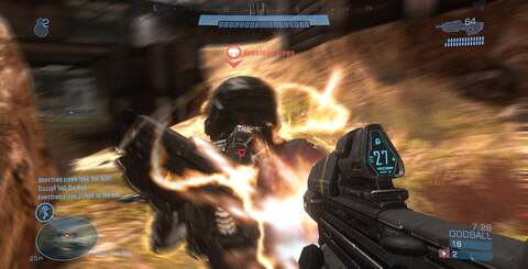 Motion blur plays an important part of Reach's visual make-up, and Bungie has opted for an implementation that looks good and operates on a per-object basis for the highest level of realism (top), with excellent camera blur too (bottom).