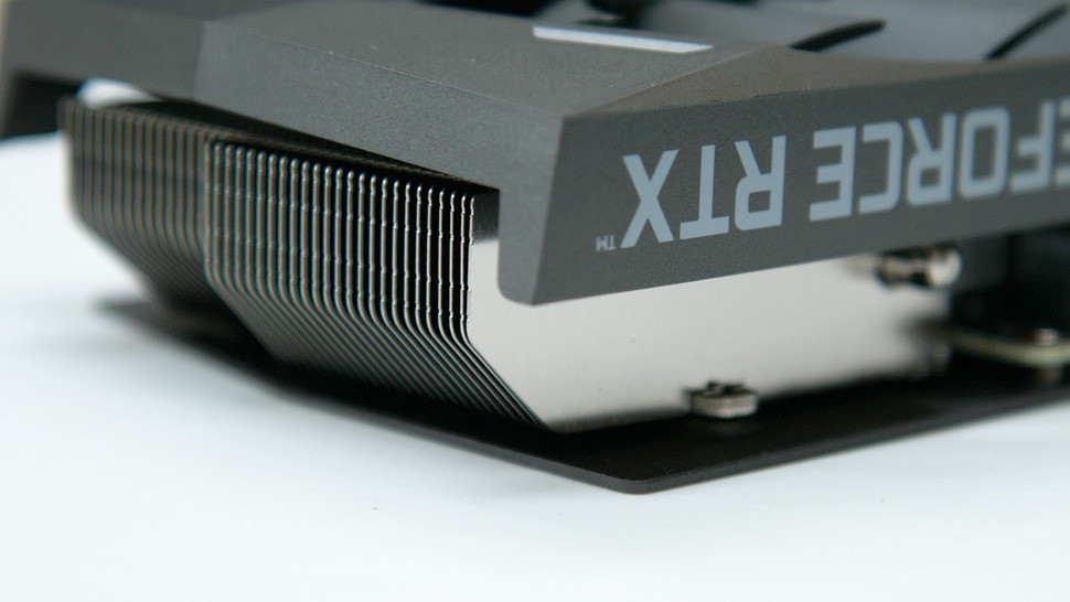 An aluminium heat sink is basic but gets the job done