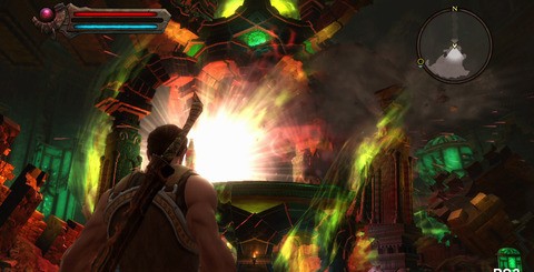 The Xbox 360 version of Kingdoms of Amalur benefits significantly from both camera and object-based motion blur. The bottom shot is from a very fast pan, not indicative of gameplay but demonstrating the absence of the effect on PS3.