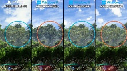 Extra streaming distance and object detail settings can provide good performance wins, and we recommend adopting the PS5 settings here for a good balance of fidelity and performance.