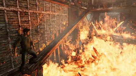 Naughty Dog's high dynamic range deferred shading system debuted in Uncharted 2 but in concert with the new effects in the sequel, the lighting has never looked better.
