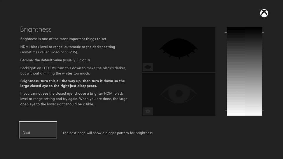 This is pretty neat - Xbox One contains a selection of calibration screens designed to show the system at its best on your HDTV