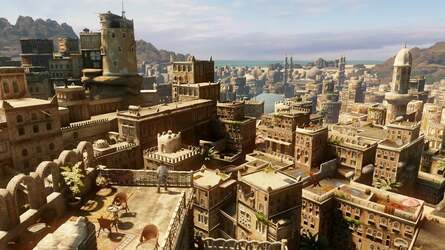 The Yemen level provides some respite from the action, breaking up the gameplay in a similar manner to the village in Uncharted 2, but the momentary break doesn't last long...