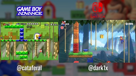 It's clear that Nintendo poured a lot of attention into nailing the interface and overall feel of the game, and weren't afraid to make visual changes when warranted - as in this jungle scene.